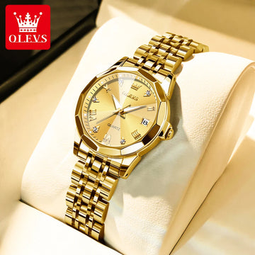 OLEVS Gold Women's Quartz Watch