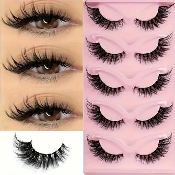 CatWing™ Natural Manga False Lashes (5 Pairs)