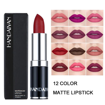 HANDAIYAN 12-Color Matte Velvet Lipstick