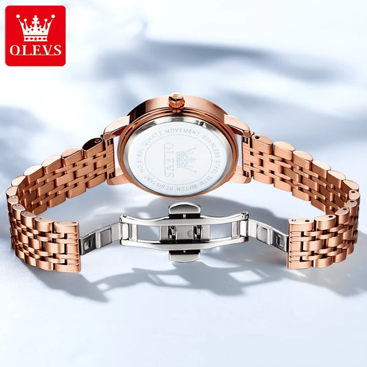 OLEVS 5189 Diamond Inlaid Women's Quartz Watch