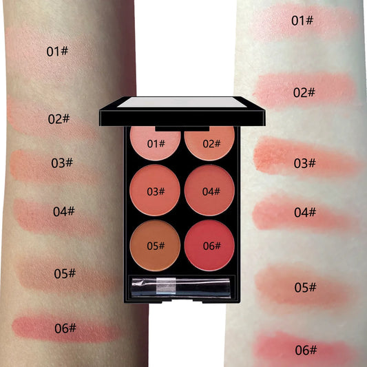 GlowSculpt™ 6-Color Blush & Contour Palette